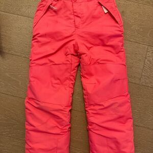 Girls All In Motion Pink Lined Snowpants - Excellent Condition, Size 7-8 💞❄️